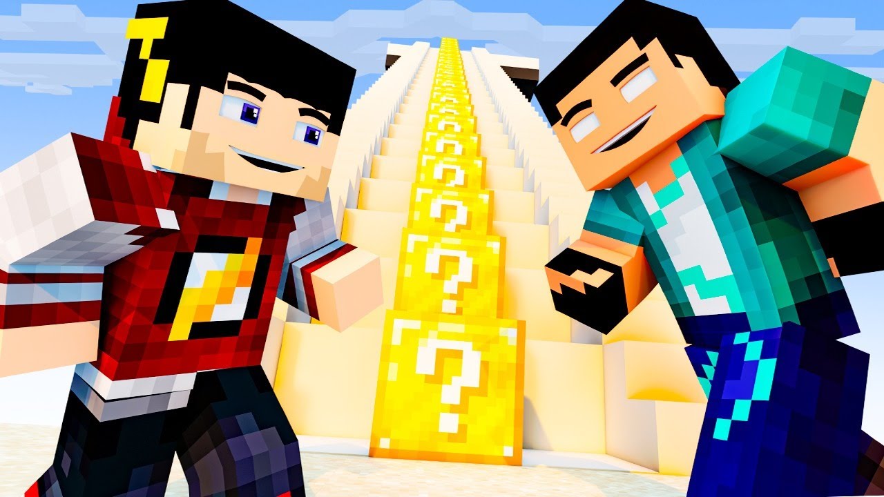 JOGUEI ESCADONA DE LUCKY BLOCK DEPOIS DE 10 ANOS!!