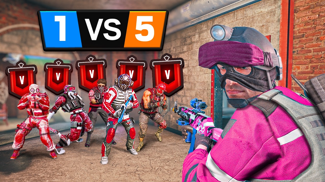 1 BUFFED Ace vs 5 Coppers (Rainbow Six Siege)