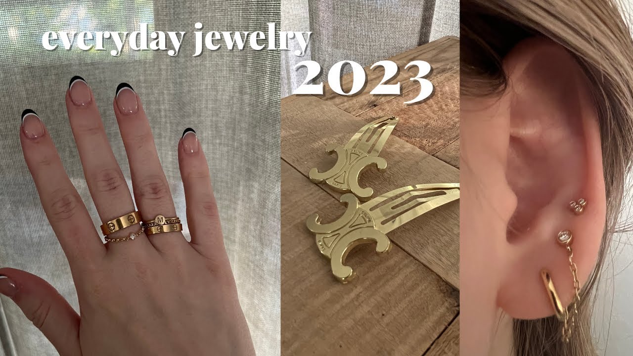 my everyday jewelry 2023 | cartier, solid gold, ferkos, etc.