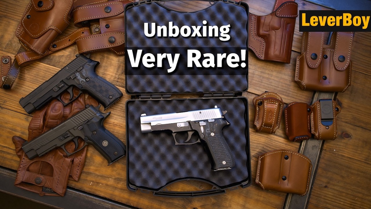 Unboxing Old West German Sig P226 - Very Rare Gun!
