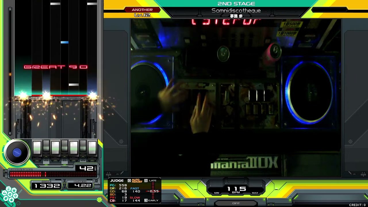 Somnidiscotheque SPA mirror beatmaniaIIDX33 Sparkle Shower