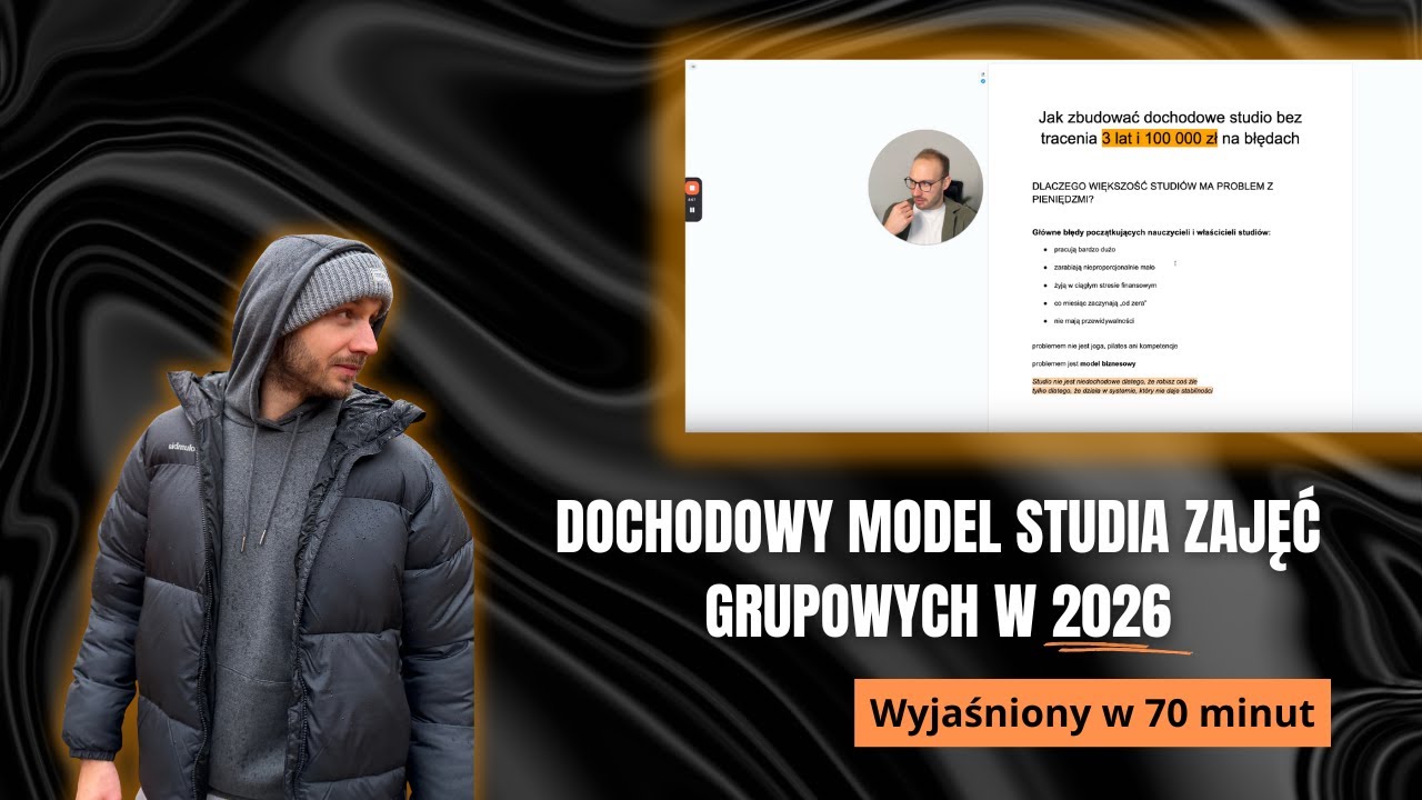 Jak zbudować dochodowe studio bez tracenia 3 lat i 100 000 zł na błędach początkujących
