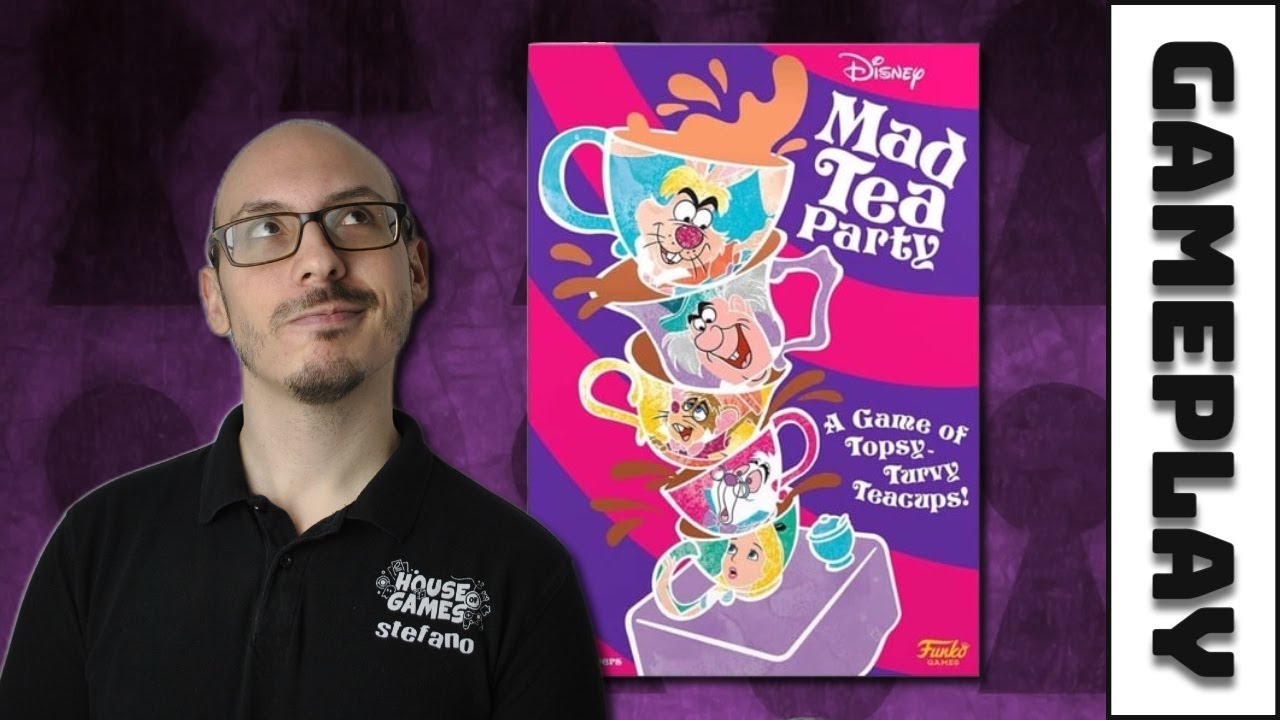 MAD TEA PARTY: Partita Completa Al Gioco Con Tazze Traballanti e Cappellai Matti! - Funko Games