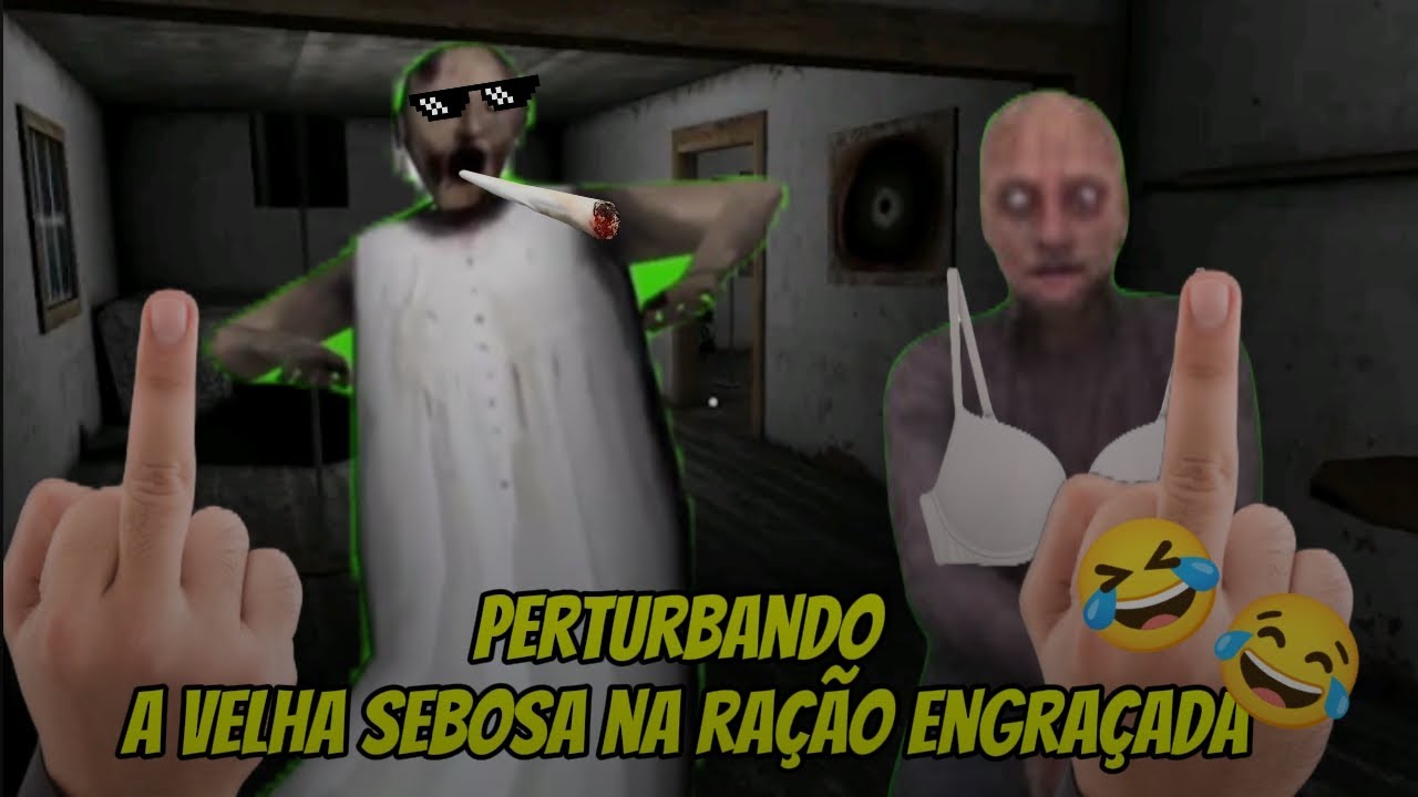 Perturbando a velha horrorosa! (Meu primeiro vídeo de granny espero que goste)