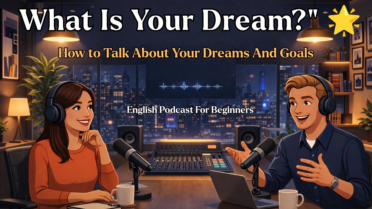How To Talk About Dreams and Goals &mdash; English Podcast For Beginners