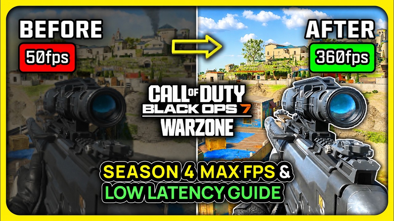 COD BO7 Warzone, 4 сезон &mdash; Лучшие настройки на ПК для максимальной частоты кадров ✅