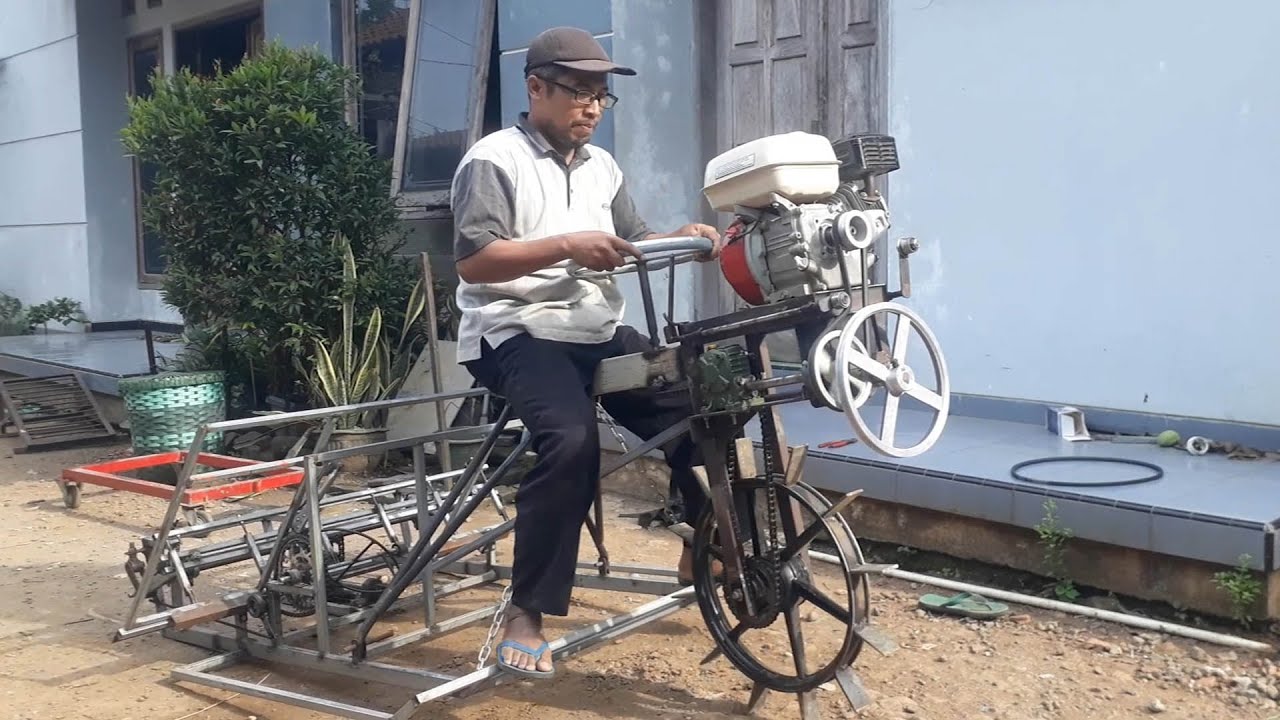 Desain Alat Tanam Padi | System kemudi ( Riding )