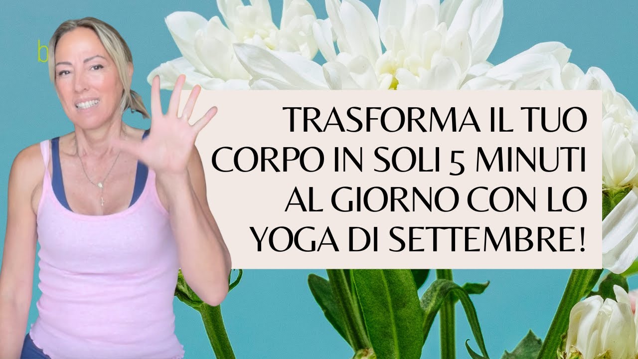Yoga in 5 minuti: la routine giornaliera che TRASFORMA il corpo