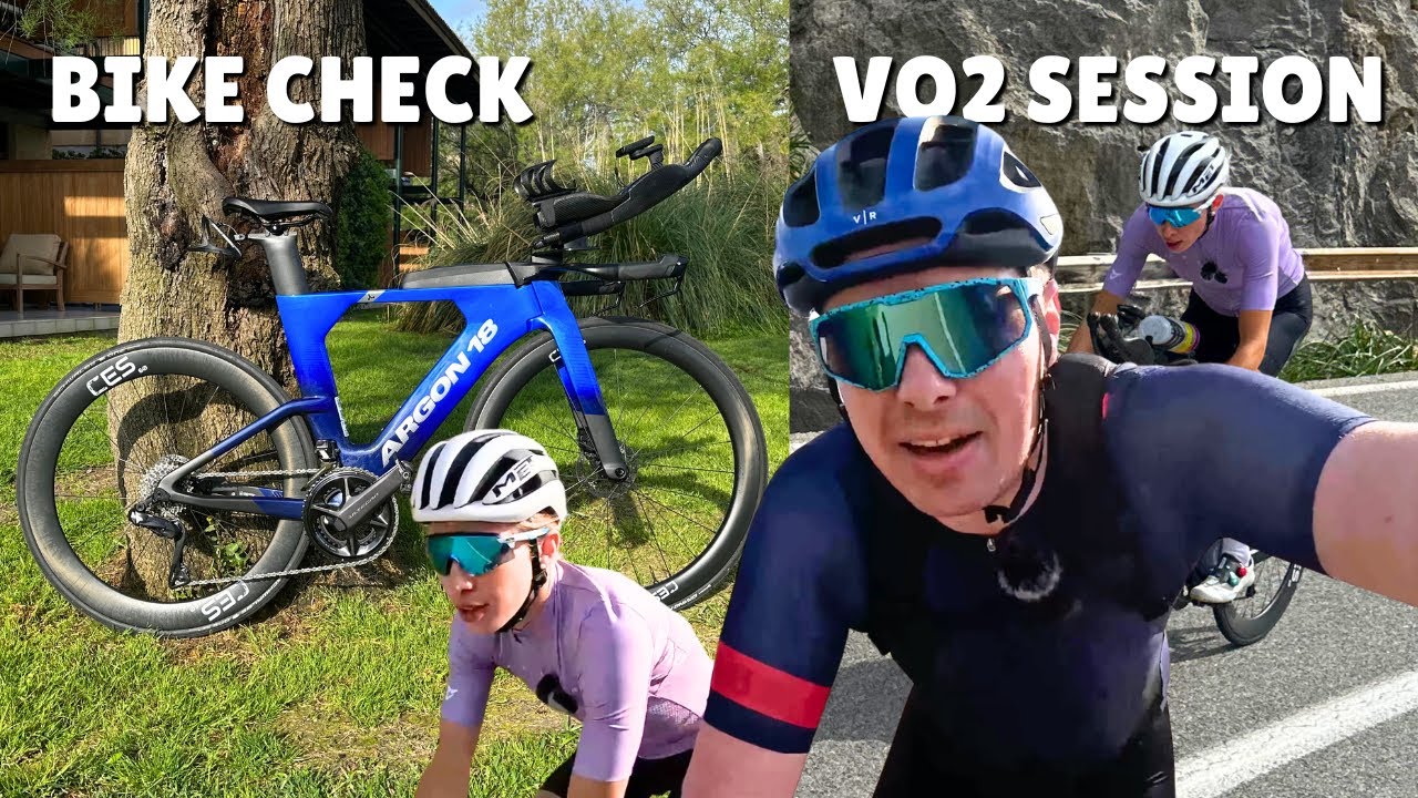 Lizzie Rayner - Pro Triathlete Argon E119 Bike Check & Vo2 Max Session!
