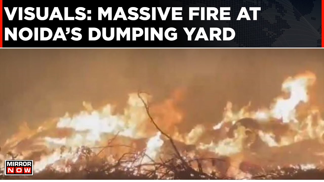 Massive Fire At Noida City Centre's Dumping Yard | Noida Fire Service | Noida Sec-32 Top News