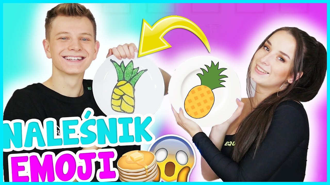 PANCAKE ART EMOJI CHALLENGE! 😱😍 | Dominik Rupiński & Sylwia Lipka
