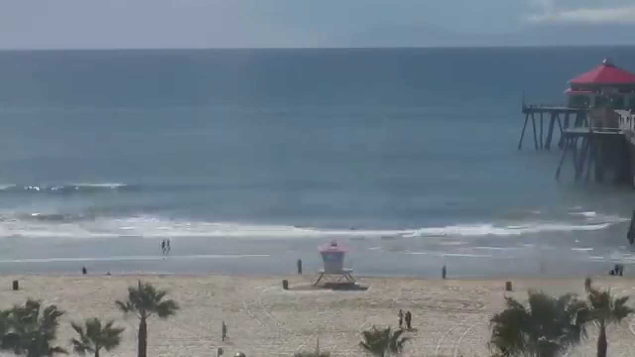 It's Snowing in Huntington Beach, CA