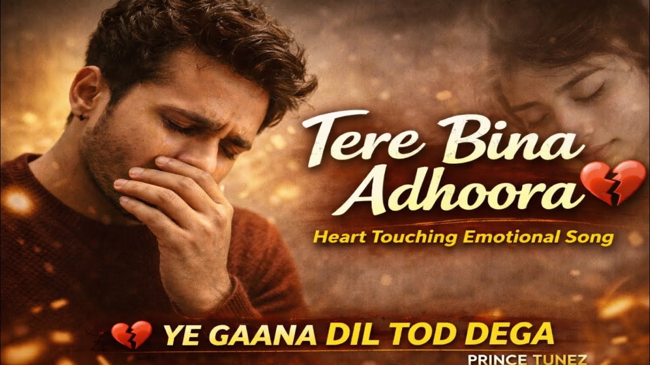Ye Gaana Dil Tod Dega 💔 | Tere Bina Adhoora | Emotional Love Song | Prince Tunez