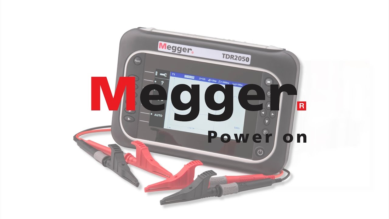 Megger TDR2050 l Sección de Cables