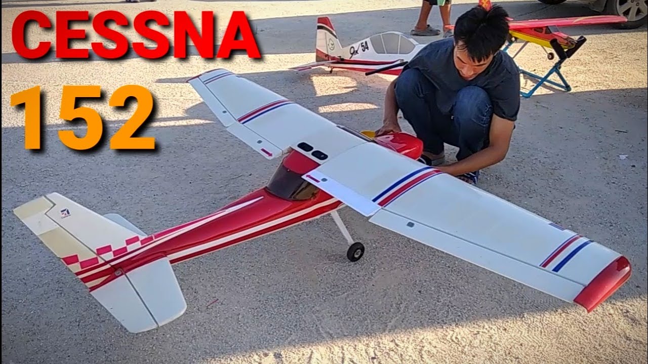 Cessna 152 rc plane - RC Cessna 152 Gasoline Engine 20cc