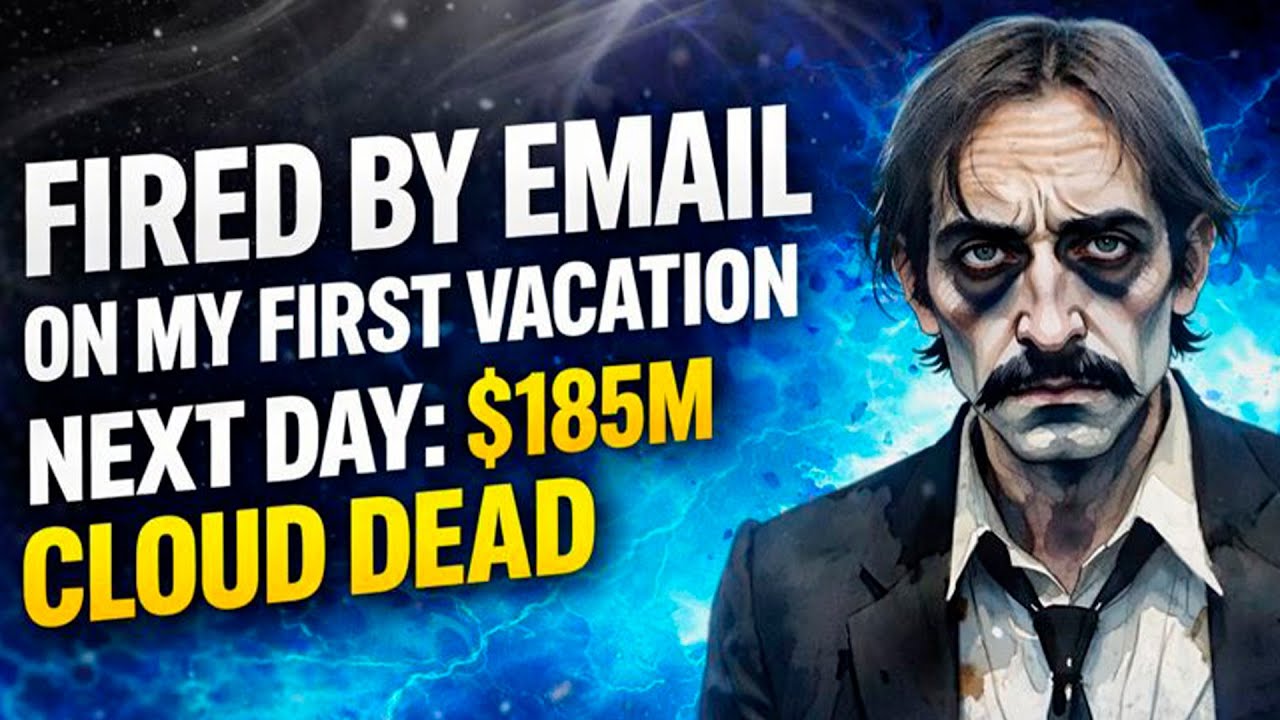 FIRED BY EMAILON MY FIRST VACATIONNEXT DAY: $185M CLOUD DEAD