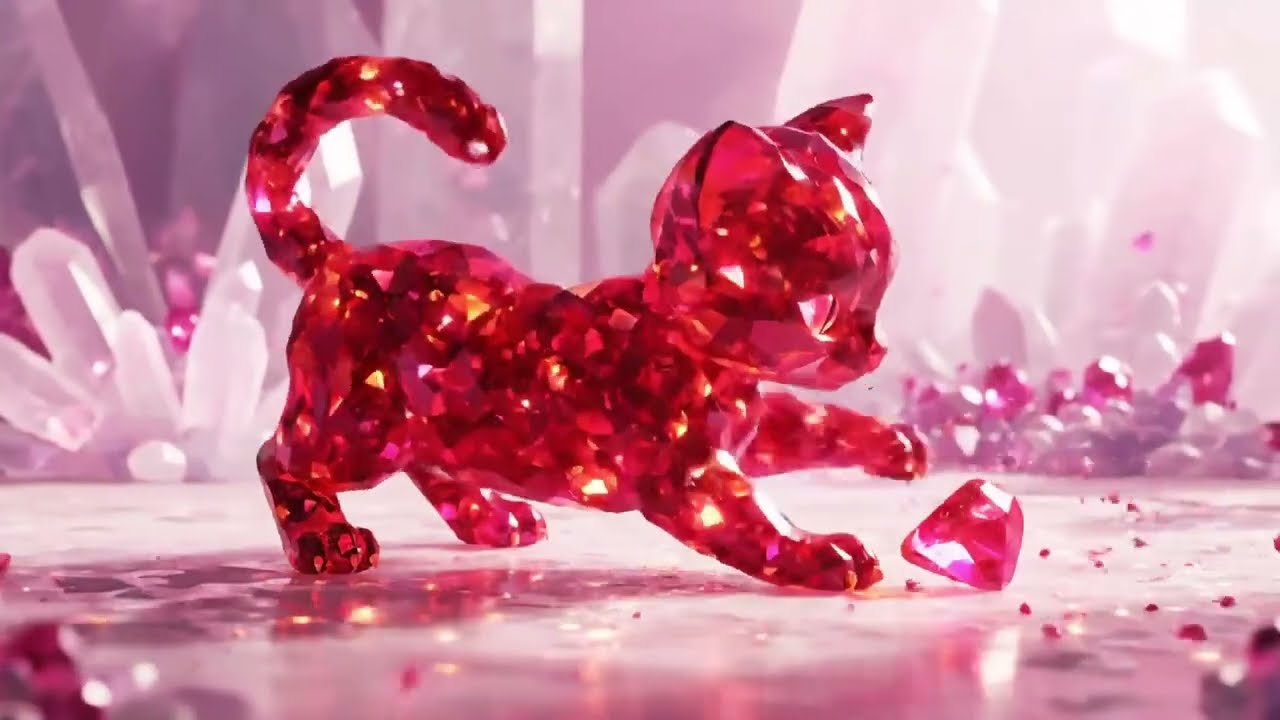 Kittens sparkling like gemstones.（宝石のようにきらめく子猫たち）