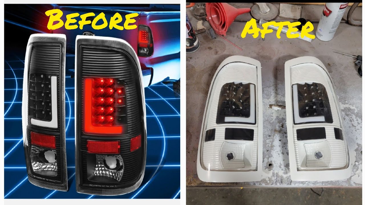 How to paint match taillights...