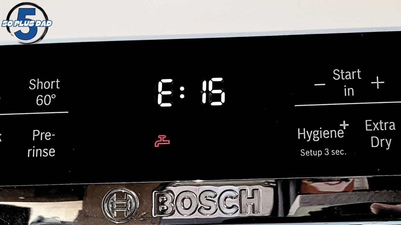 Пошаговое руководство по ошибке E15 в посудомоечной машине Bosch!