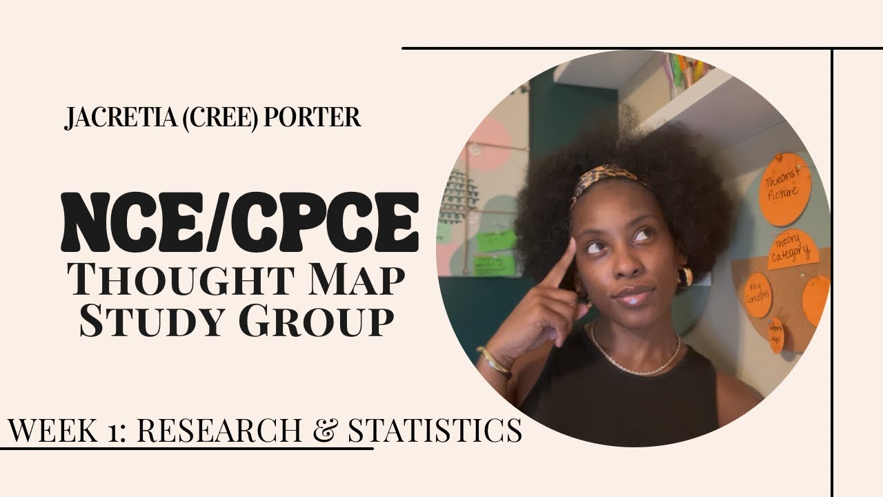 NCE & CPCE Prep | Research & Statistics + Test Anxiety Strategies (Week 1)