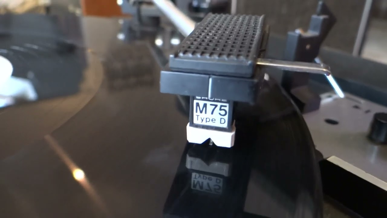 Dual 1216 model CS 21 shure M75 Type D Cartridge  Test