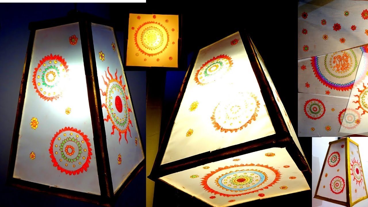 DIY LANTERN FROM POPSICLE STICK / DIWALI DECORATION IDEAS