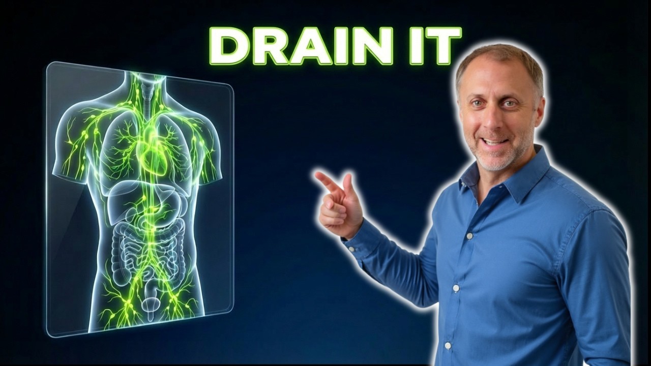 Drain Your Lymphatic System  3 Steps (No Massage Needed)