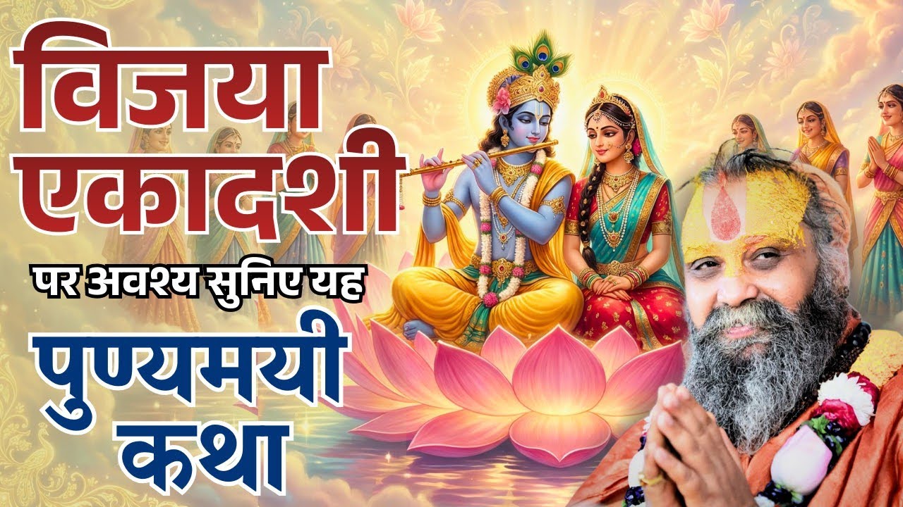 विजया एकादशी विशेष -  अवश्य सुनें अक्षय पुण्यफल देने वाली दिव्य कथा #shrirajendradasjimaharaj