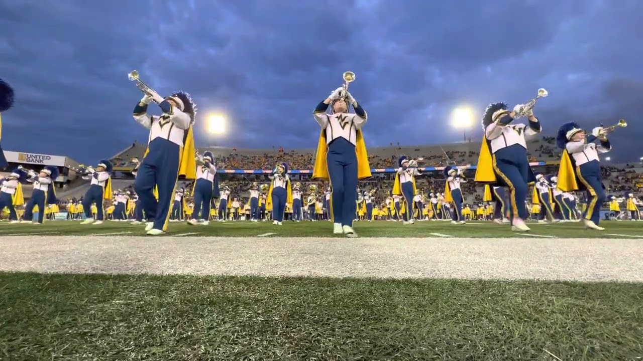 2022 WVU vs Baylor:  Marching Band Pregame Show - Simple Gifts