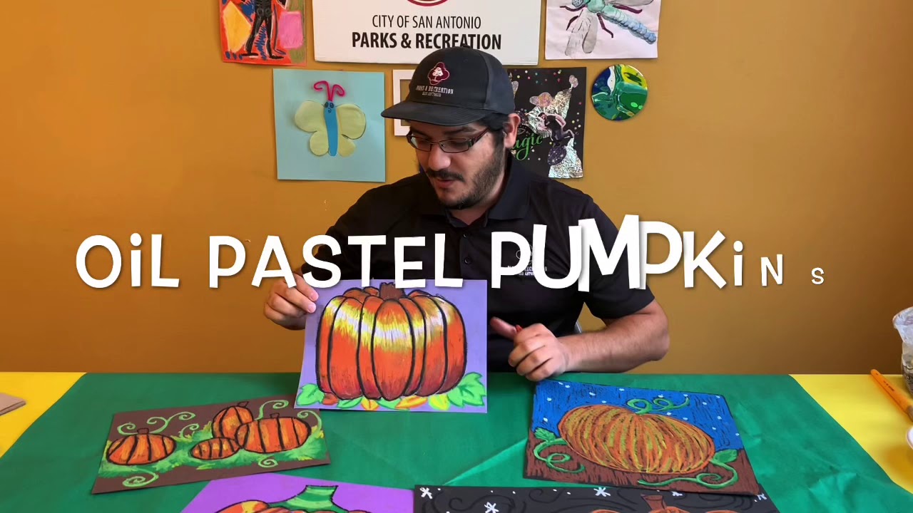 Quick Crafts - Oil Pastel Pumpkins 🎃