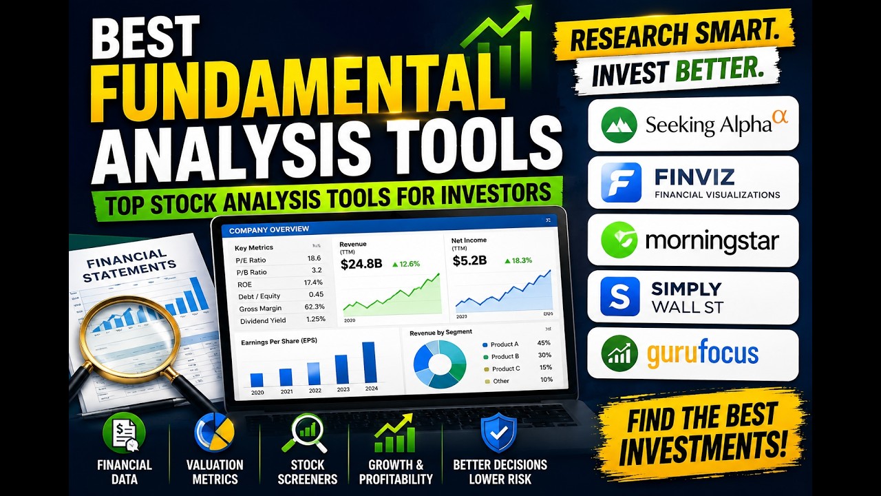 Top 5 Fundamental Analysis Tools 🏆 | Best Stock Research Platforms in 2026