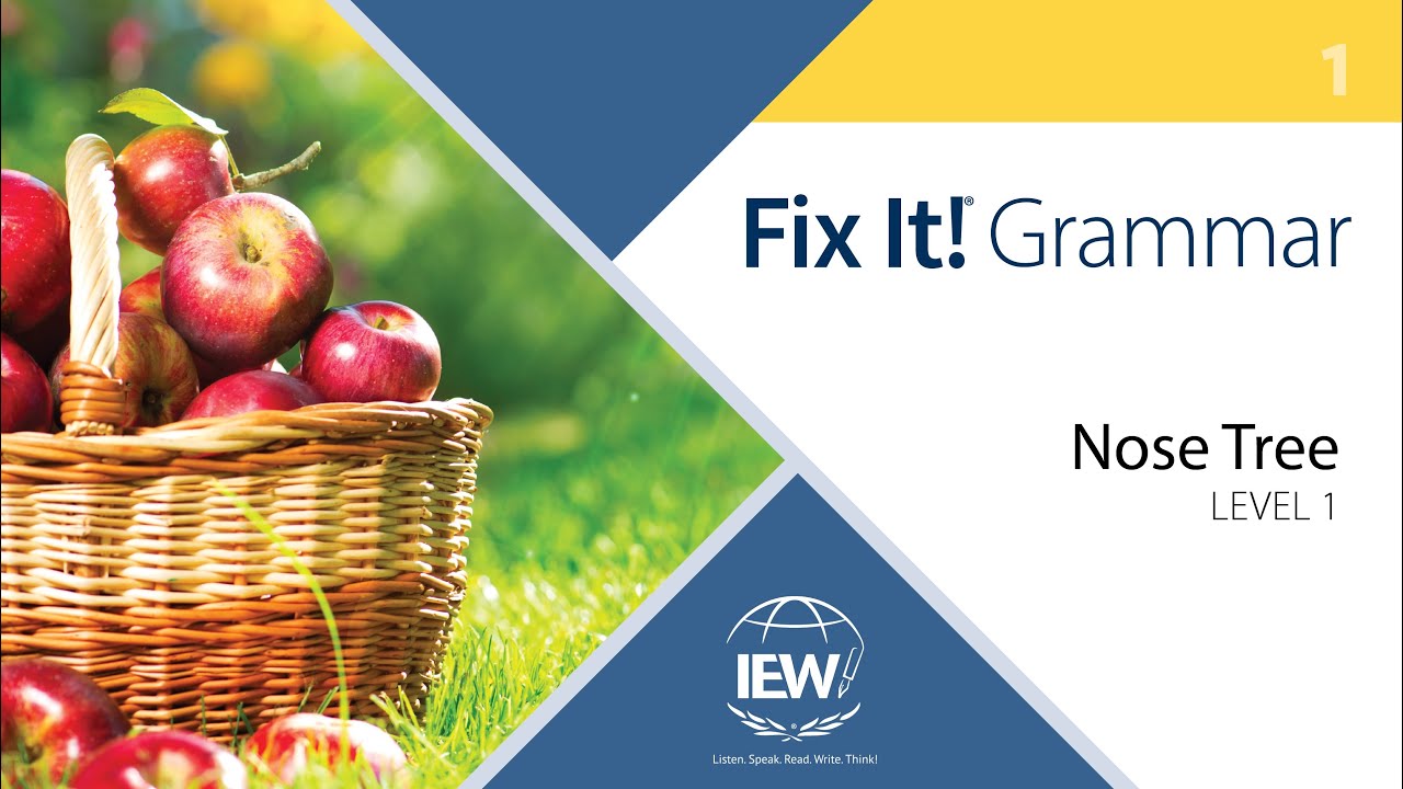 Learn More about the Fix It! Grammar: Level 1 Nose Tree Teacher/Student Combo!