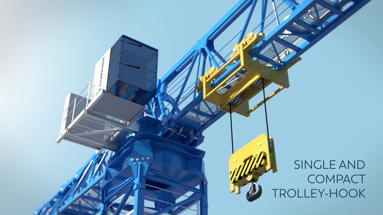 New 21LC1400 flat-top crane from COMANSA