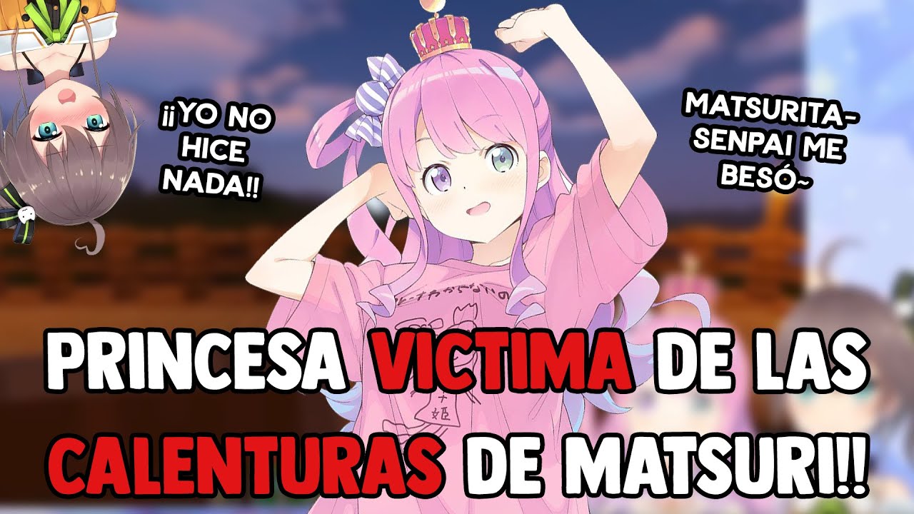 Matsuri le roba un beso a Luna - ¡Matsurita-senpai! ¡Hazte responsable! (Matsuri X Luna)