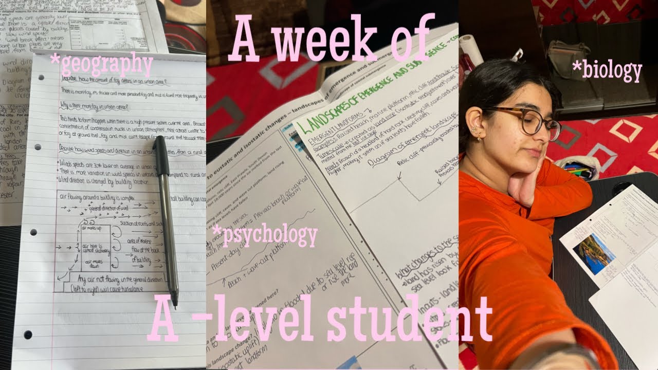 A week in an A-levels students life| test, work overdue