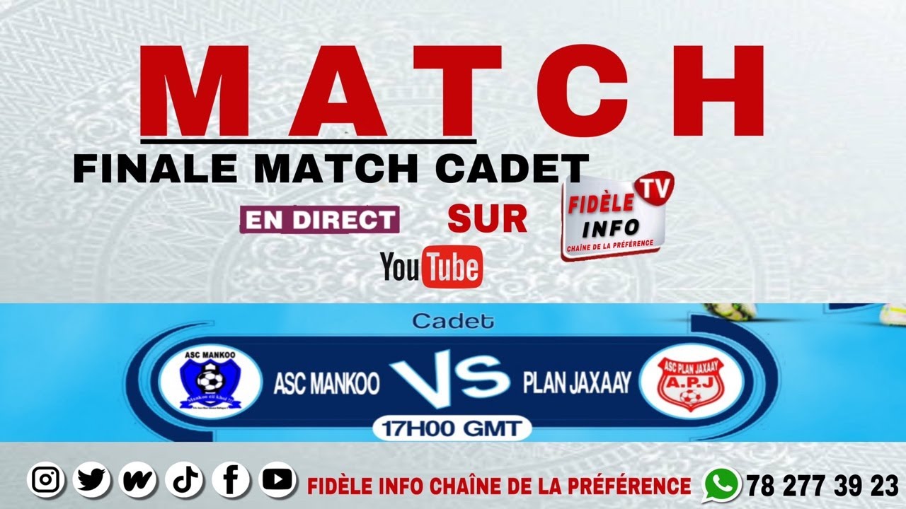 🛑EN DIRECT : finale zone 7 de jaxaay avec l’asc unité de 19 vs asc dialoré