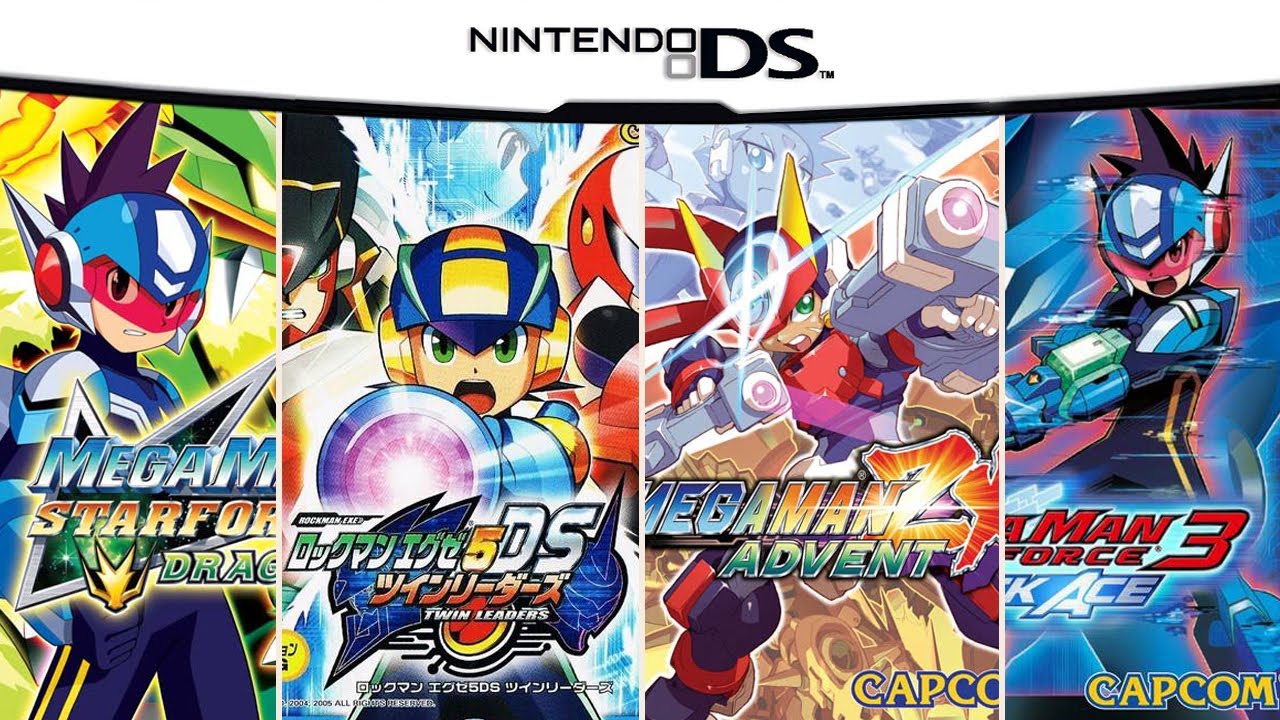 Mega Man (RockMan) Games for DS