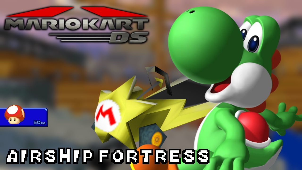 Mario Kart DS - 50cc - Yoshi - Shooting Star - Airship Fortress | Ep. 3532