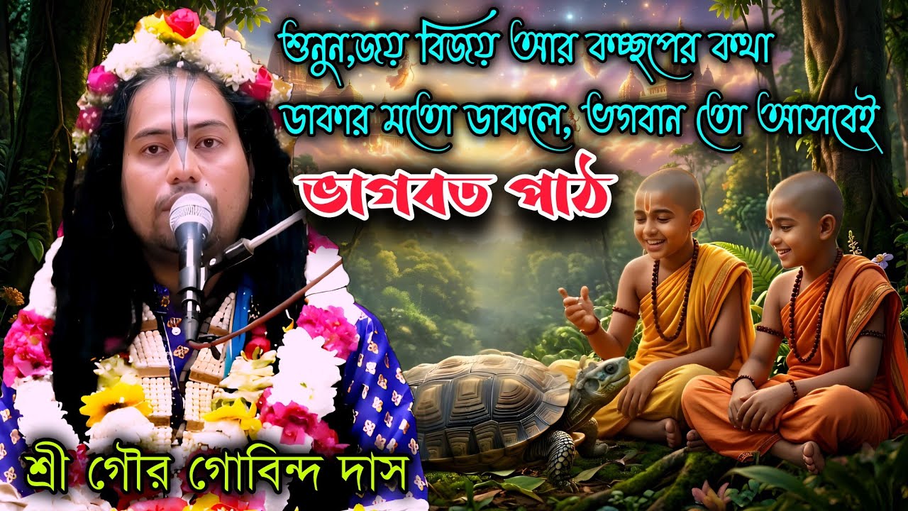 শুনুন,জয় বিজয় আর কচ্ছপের কথা,ডাকার মতো ডাকলে, ভগবান তো আসবেই, ভাগবত পাঠ,শ্রী গৌর গোবিন্দ দাস