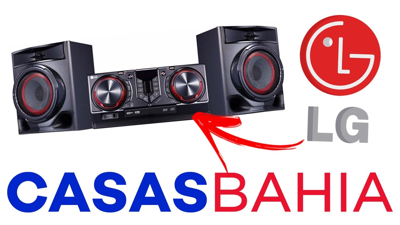 MINI SYSTEM LG XBOOM CJ44 440W | Unboxing Casas Bahia