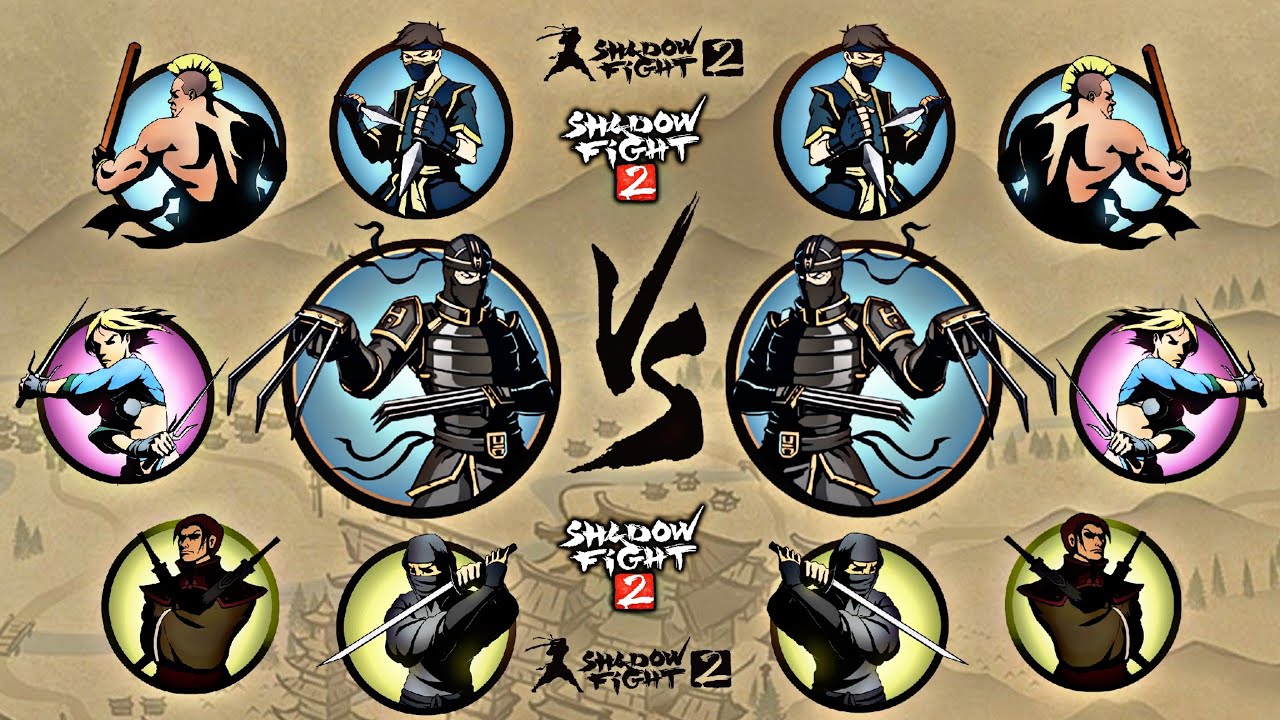 Shadow Fight 2 | Lynx and Bodyguards vs Lynx and Bodyguards