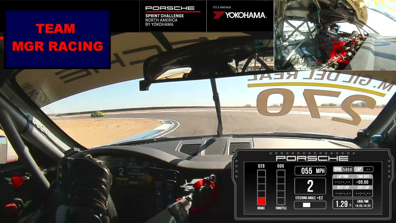 One Lap - Porsche Sprint Challenge US West - Apex Motor Club - Race 2