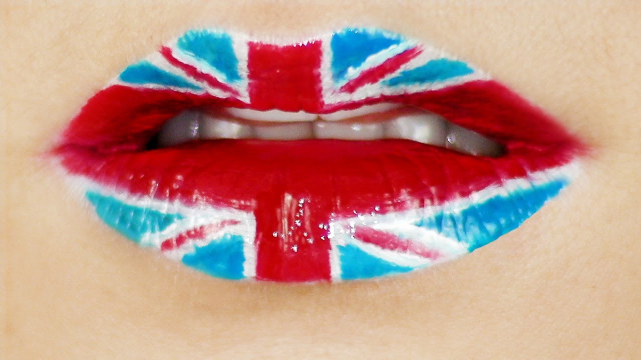 Jessie J inspired Union Jack Lips Tutorial