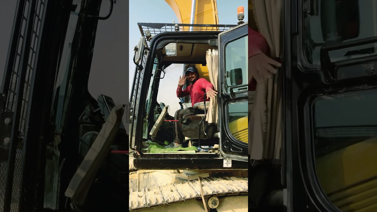 Watch the salary and life of a Pocklain operator in Saudi Arabia in this video #youtubevideo #fir...
