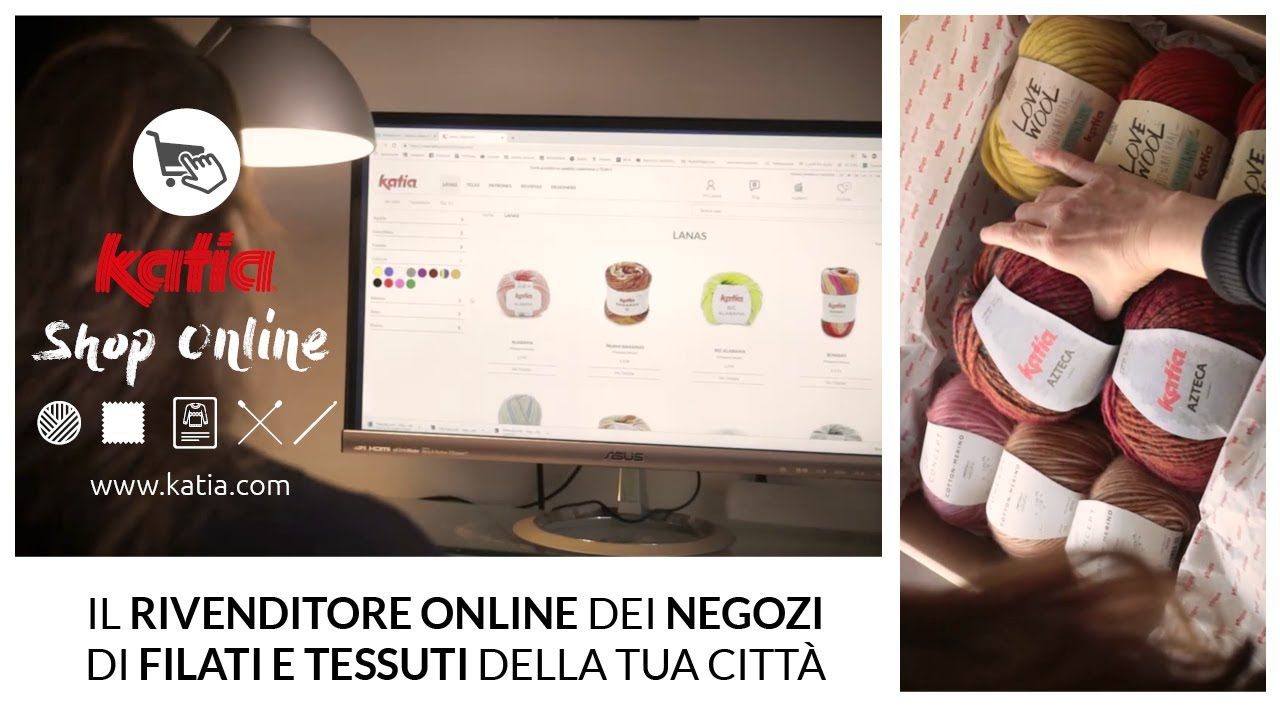 Scopri tutto su katia.com, il rivenditore online dei negozi di filati e tessuti della tua citt&agrave;