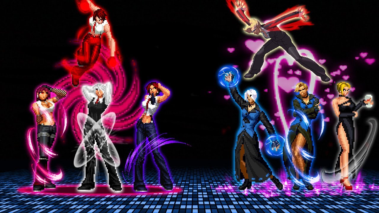 KOF MUGEN: Vanessa Team VS Mature Team!!!