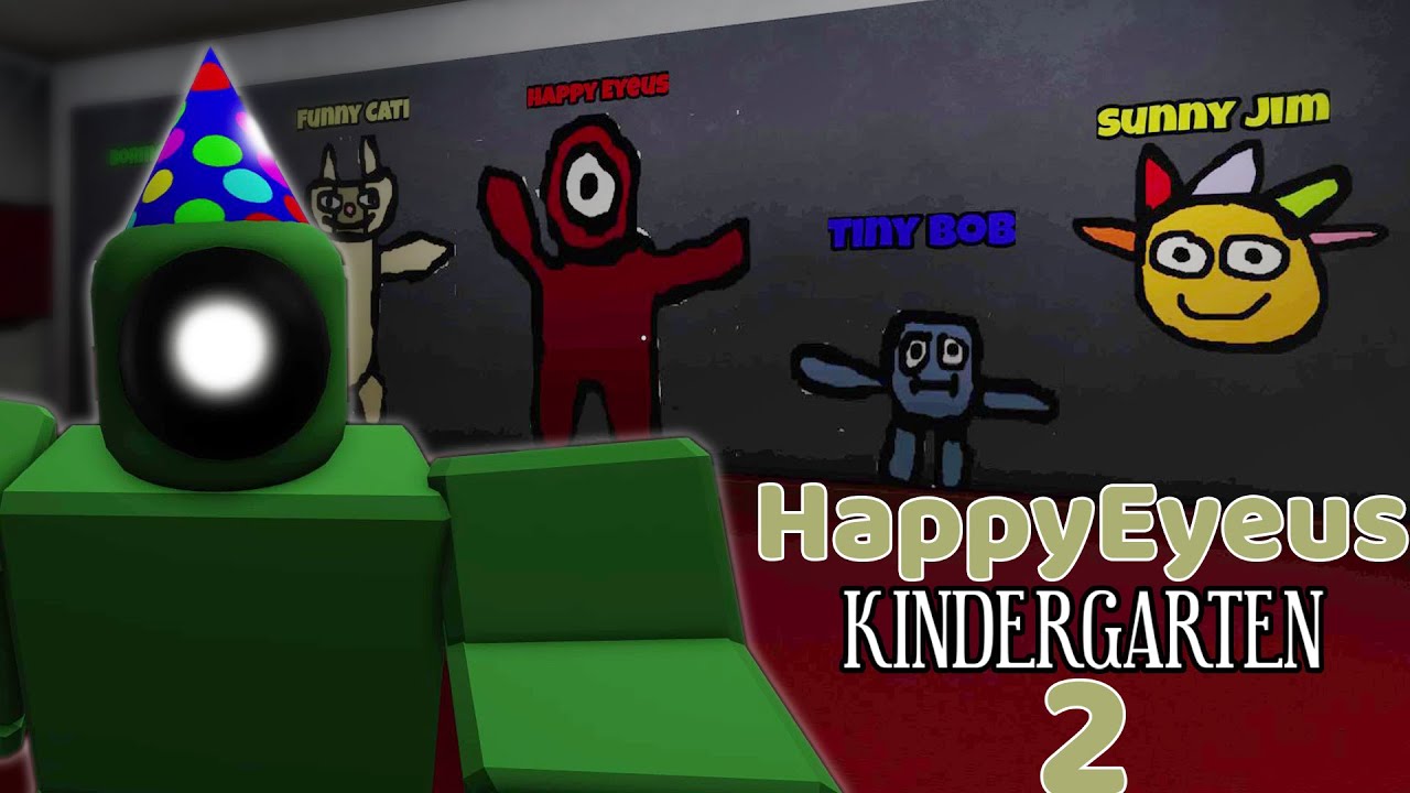 HappyEyeus Kindergarten [Chapter 2] -New Roblox Mascot Horror Game