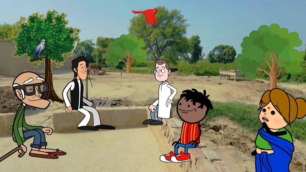 सुक्खे आज फिर डारि दिहिन घिव मा आगि। GONDA CARTOON