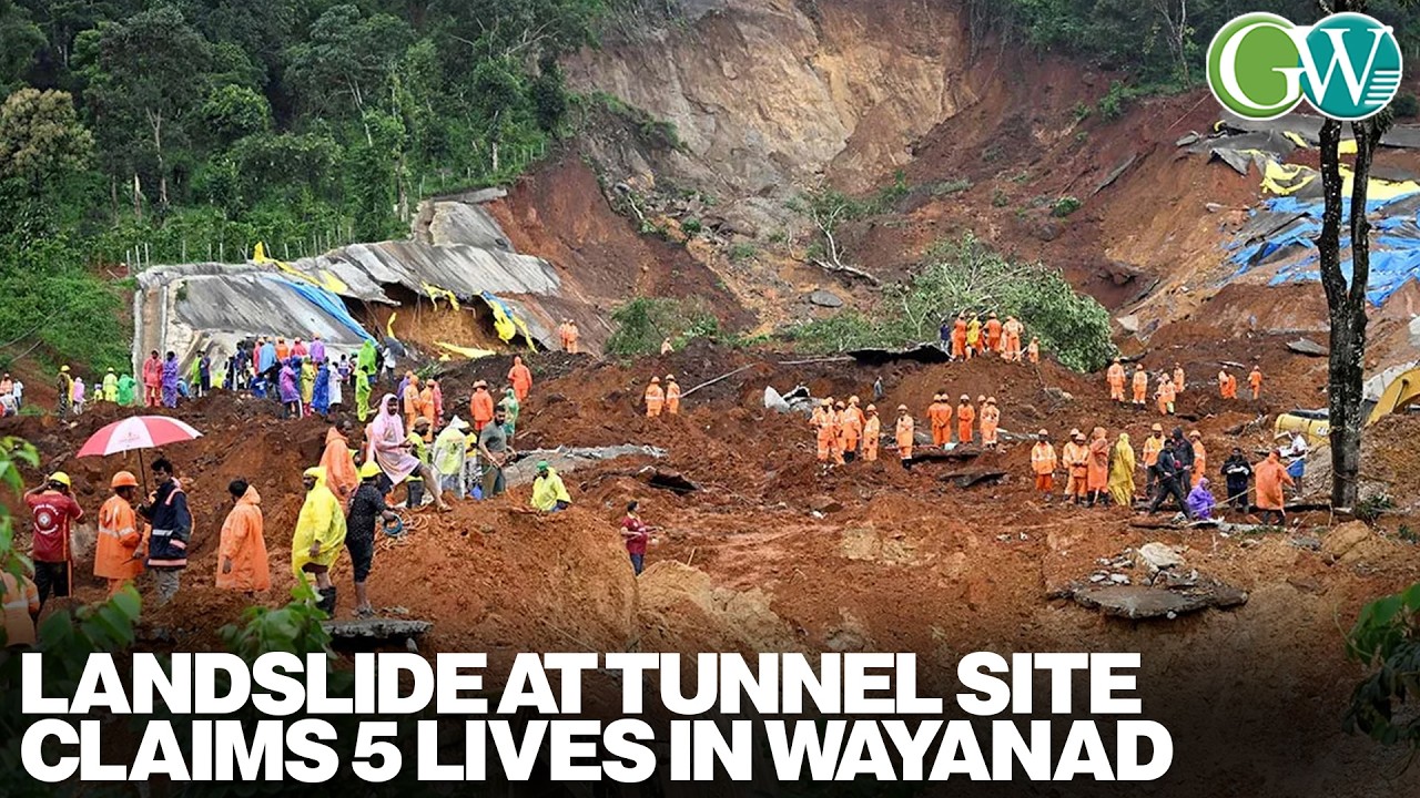 5 DEAD & 5 MISSING IN WAYANAD LANDSLIDE; AUTHORITIES SUSPECT MAN-MADE DISASTER
