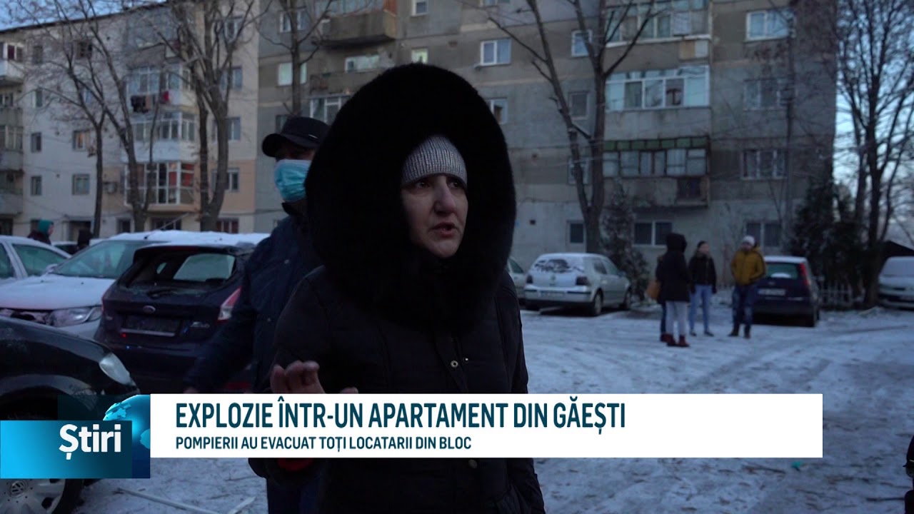 explozie intr un apartament din gaesti
